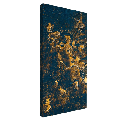 3 x Cuadro Acústico 100x50x6 Set Gold 1+2+3