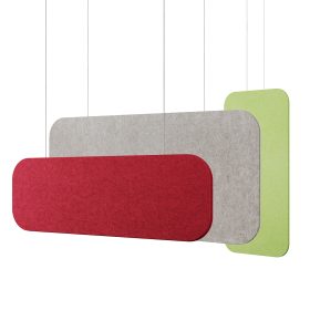 Deflectores acusticos colgantes