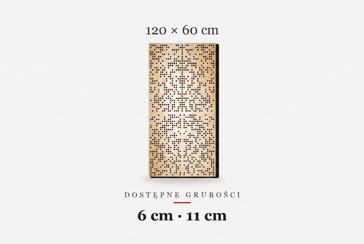 El Difusor Binario en formato de 120 × 60 cm y grosores de 6 cm y 11 cm