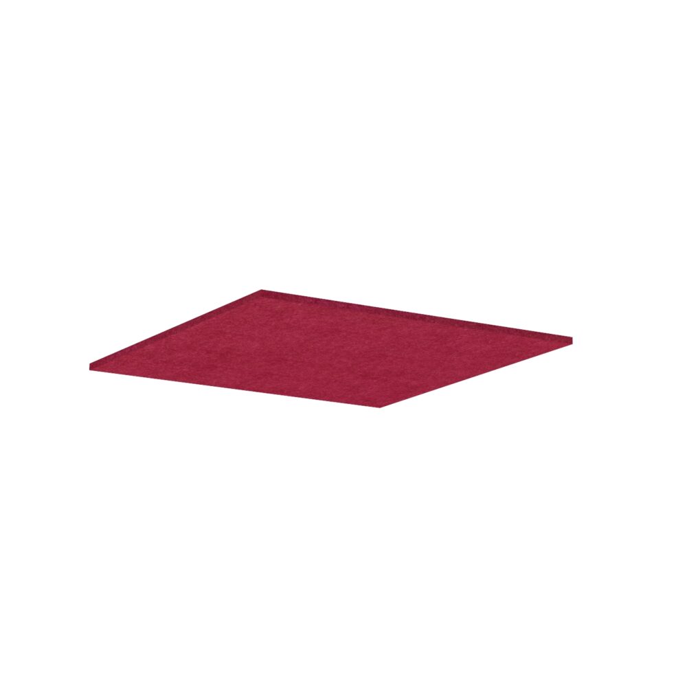 4 x Panel de Techo Acústico Pro.Felt T.1 ~ 1,44 m2 - 8. Burgundy