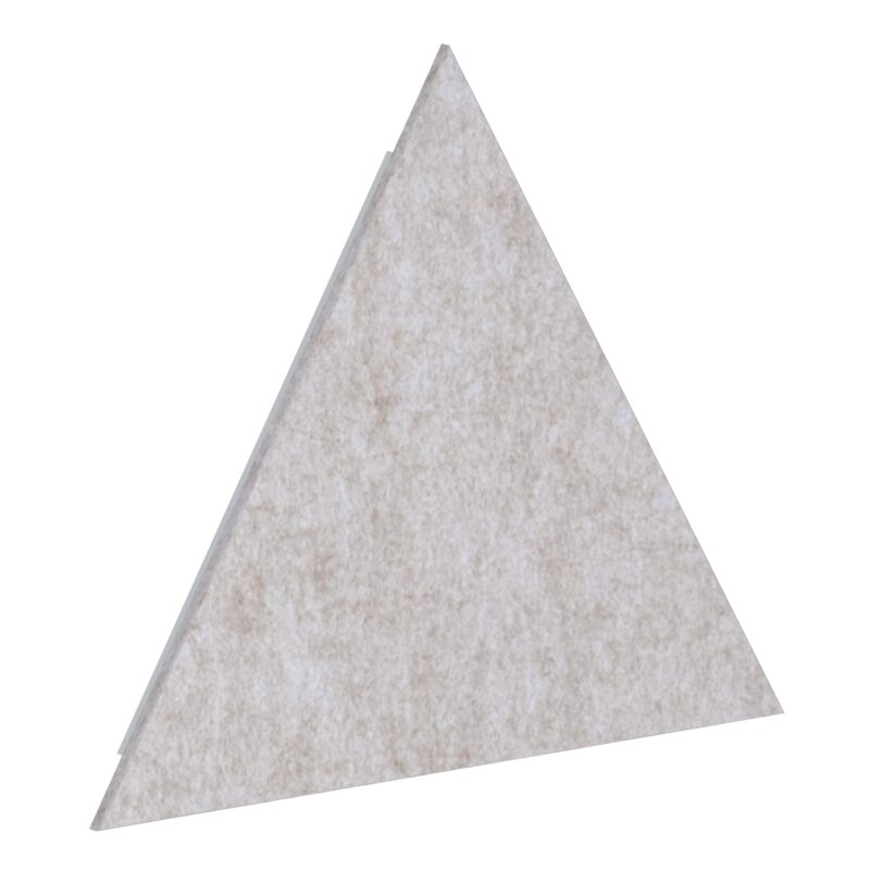 Panel acústico Pro.Felt E.3 Triangle - 3. Light Beige, E.XL.3: 686 mm; H=595 mm