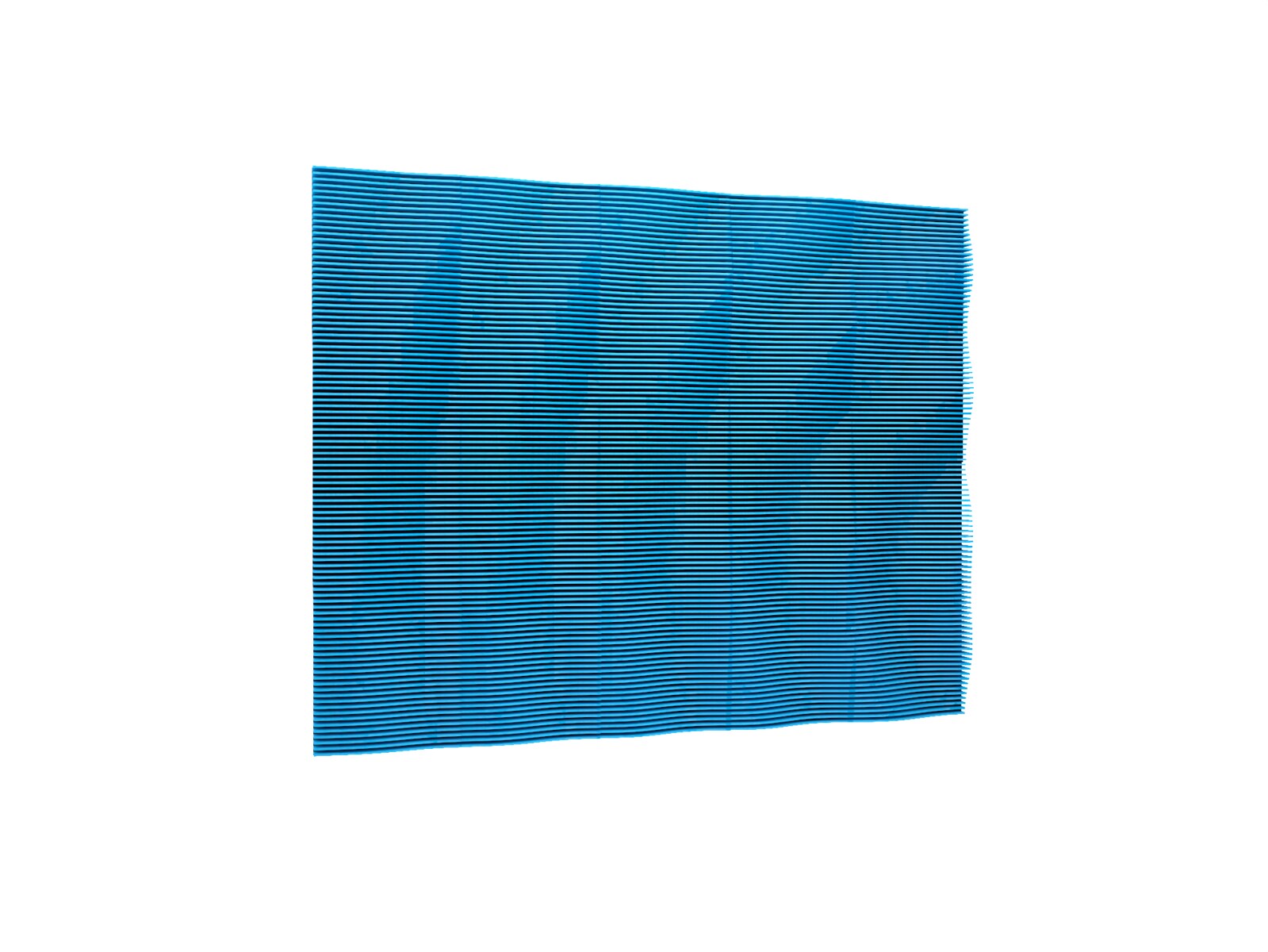 Pro.Felt Wave - un panel acústico paramétrico en color Deep Ocean