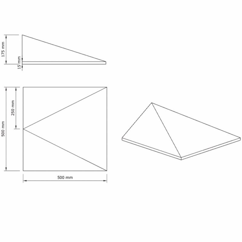 Foamly Prism con luz lateral